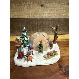 Lemax Winter Camping -flaws